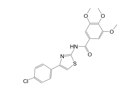 N-[4-(4-chlorophenyl)-1,3-thiazol-2-yl]-3,4,5-trimethoxybenzamide
