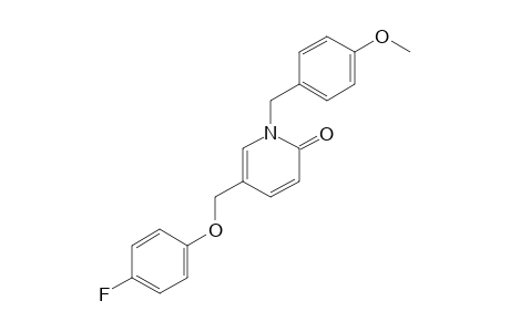 5-[(4-fluorophenoxy)methyl]-1-[(4-methoxyphenyl)methyl]pyridin-2-one