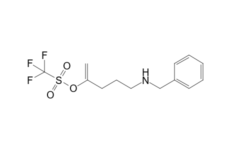 5-(benzylamino)pent-1-en-2-yl trifluoromethanesulfonate
