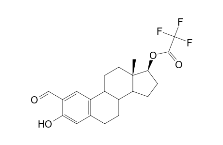 Estra-1,3,5(10)-triene-2-carboxaldehyde, 3-hydroxy-17-[(trifluoroacetyl)oxy]-, (17.beta.)-