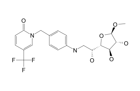 METHYL-6-DEOXY-6-[4-(5-TRIFLUOROMETHYL-2(1H)-PYRIDONE-1-YL-METHYLENE)-ANILINO]-BETA-D-GALACTOFURANOSIDE