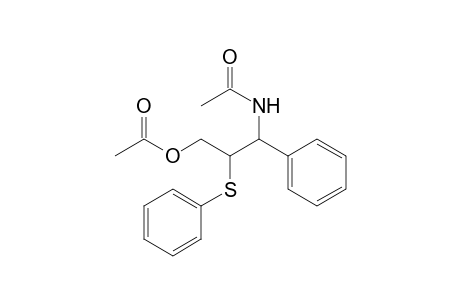 Acetamide, N-[3-(acetyloxy)-1-phenyl-2-(phenylthio)propyl]-