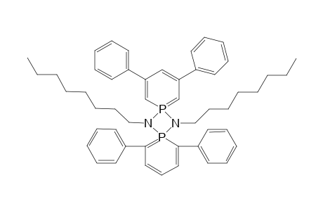 N,N-Di-n-octyl-3,5,2",6"-tetraphenyl-diaza-.lamda.(5).lamda.(5)-diphospha-dispiro[5.1.5.1]tetradecahexaene