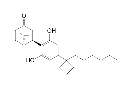 (4R)-4-[4-(1-Hexyl-cyclobutyl)-2,6-dihydroxy-phenyl]-6,6-dimethyl-2-norpinanone