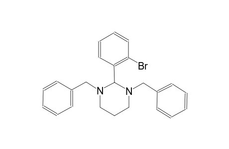 pyrimidine, 2-(2-bromophenyl)hexahydro-1,3-bis(phenylmethyl)-