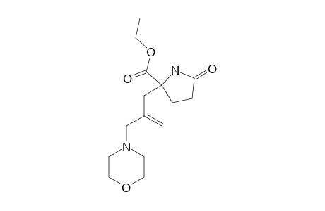 ETHYL-2-[2-(MORPHOLIN-4-YLMETHYL)-PROP-2-ENYL]-5-OXOPYRROLIDINE-2-CARBOXYLATE