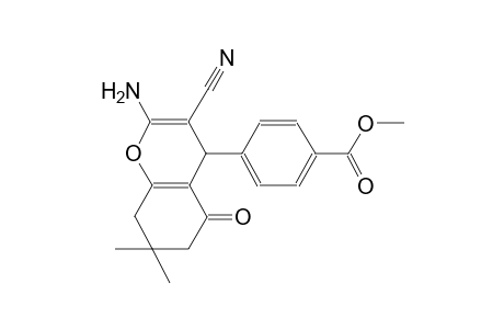 Methyl 4-(2-amino-3-cyano-5,6,7,8-tetrahydro-7,7-dimethyl-5-oxo-4H-chromen-4-yl)benzoate