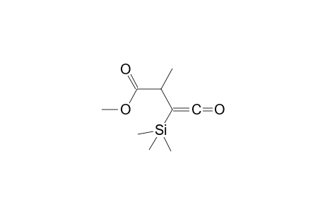2-(Trimethylsilyl)-3-carbomethoxy-3-methylprop-1-ene-1-one