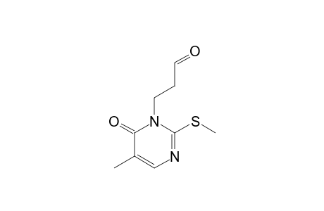 3-(3-OXOPROPYL)-5-METHYL-2-(METHYLSULFANYL)-PYRIMIDIN-4(3H)-ONE