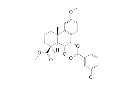 METHYL-7-ALPHA-(3'-CHLOROBENZOYLOXY)-6-ALPHA-HYDROXY-12-METHOXY-PODOCARPA-8,11,13-TRIEN-19-OATE