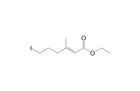 Ethyl 6-ioso-3-methyl-2-hexenoate