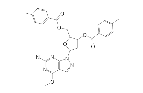 6-AMINO-4-METHOXY-1-[2-DEOXY-3,5-DI-O-(PARA-TOLUOYL)-ALPHA-D-ERYTHRO-PENTOFURANOSYL]-1H-PYRAZOLO-[3.4-D]-PYRIMIDINE