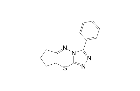 3-Phenyl-6,7,8,8a-tetrahydrocyclopenta[e]-s-triazolo[3,4-b][1,3,4]thiadiazine