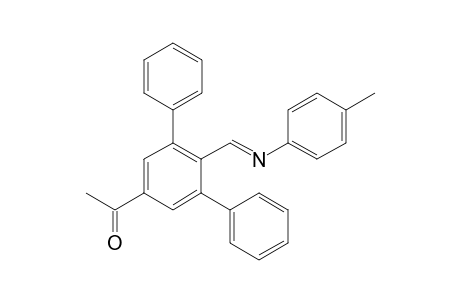 1-{2'-[(E)-p-Tolylimino-methyl]-[1,1';3',1'']terphenyl-5'-yl}-ethanone