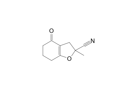 2-Cyano-2-methyl-2,3,4,5,6,7-hexahydro-benzofuran-4-one