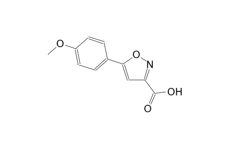 3-isoxazolecarboxylic acid, 5-(4-methoxyphenyl)-