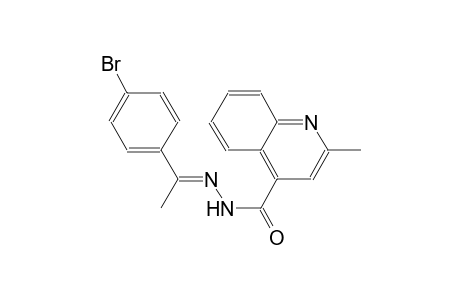 N'-[(E)-1-(4-bromophenyl)ethylidene]-2-methyl-4-quinolinecarbohydrazide