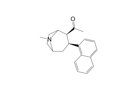 2.beta.-Acetyl-8-methyl-3.beta.-(1-naphthyl)-8-azabicyclo[3.2.1]octane