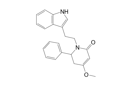 1-[2-(1H-indol-3-yl)ethyl]-4-methoxy-2-phenyl-2,3-dihydropyridin-6-one