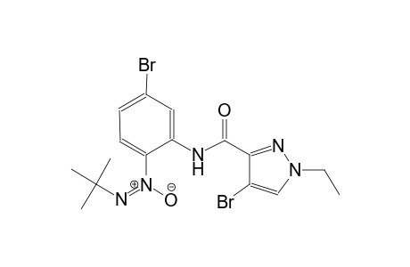 4-bromo-N-(5-bromo-2-{[(E)-1,1-dimethylethyl]-NON-azoxy}phenyl)-1-ethyl-1H-pyrazole-3-carboxamide