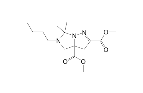 7-Butyl-3,5-dimethoxycarbonyl-8,8-dimethyl-1,2.7-triazabicyclo[3.3.0]oct-2-ene