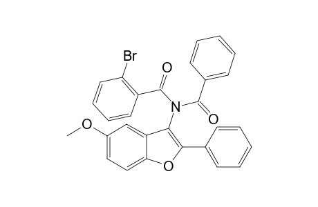 N-Benzoyl-2-bromo-N-(5-methoxy-2-phenylbenzofuran-3-yl)-benzamide