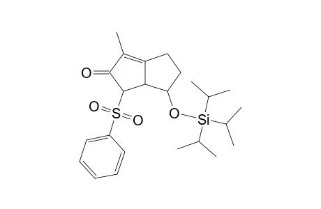 exo-2-Methyl-4-phenylsulfonyl-6-(triisopropylsilyloxy)bicyclo[3.3.0]oct-1-en-3-one