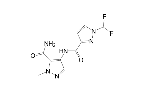 N-[5-(aminocarbonyl)-1-methyl-1H-pyrazol-4-yl]-1-(difluoromethyl)-1H-pyrazole-3-carboxamide