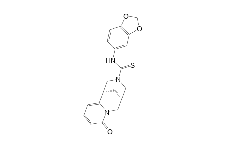 (1S,9S)-N-(2H-1,3-benzodioxol-5-yl)-6-oxo-7,11-diazatricyclo[7.3.1.0(2,7)]trideca-2,4-diene-11-carbothioamide