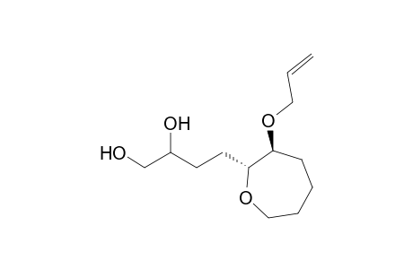 4-[(2R,3S)-3-allyloxyoxepan-2-yl]butane-1,2-diol