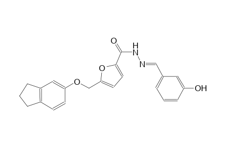 5-[(2,3-dihydro-1H-inden-5-yloxy)methyl]-N'-[(E)-(3-hydroxyphenyl)methylidene]-2-furohydrazide