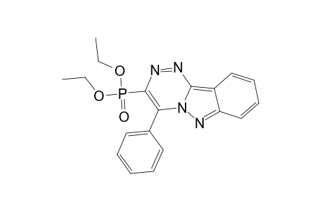4-PHENYL-[1,2,4]-TRIAZINO-[4,3-B]-INDAZOL-3-YL-PHOSPHONIC-ACID-DIETHYLESTER