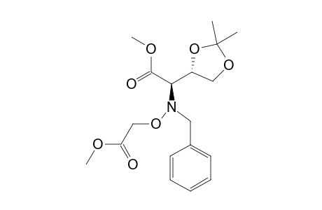 (2R)-2-[benzyl-(2-keto-2-methoxy-ethoxy)amino]-2-[(4S)-2,2-dimethyl-1,3-dioxolan-4-yl]acetic acid methyl ester
