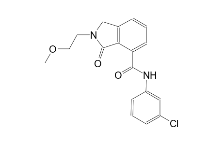 1H-isoindole-4-carboxamide, N-(3-chlorophenyl)-2,3-dihydro-2-(2-methoxyethyl)-3-oxo-