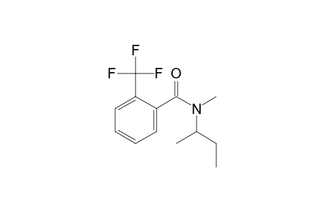 Benzamide, 2-trifluoromethyl-N-(2-butyl)-N-methyl-