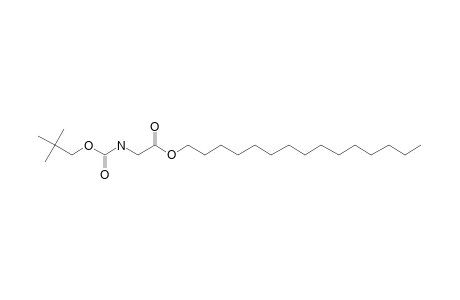 Glycine, N-neopentyloxycarbonyl-, pentadecyl ester