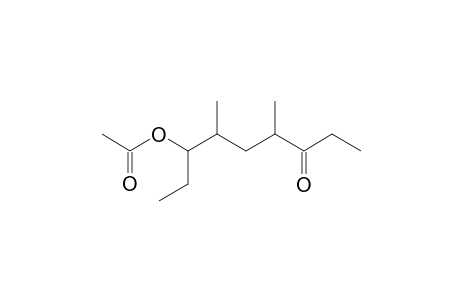 (ERYTHRO)-SERRICORNIN-ACETATE;7-ACETOXY-4,6-DIMETHYL-3-ONE;NATURAL