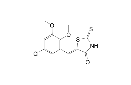 (5Z)-5-(5-chloro-2,3-dimethoxybenzylidene)-2-thioxo-1,3-thiazolidin-4-one