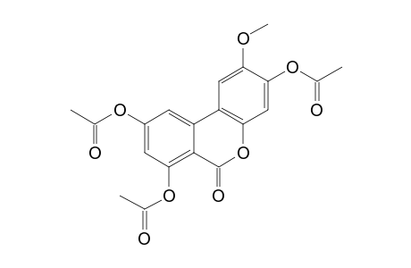 3,7,9-Triacetoxy-2-methoxy-6-oxo-6H-benzo[c]chromene