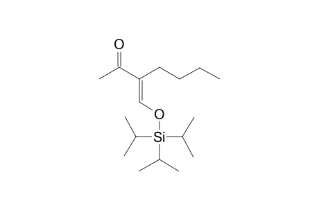 (E)-3-(((triisopropylsilyl)oxy)methylene)heptan-2-one