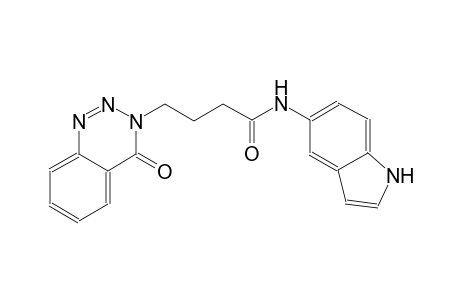 1,2,3-benzotriazine-3-butanamide, 3,4-dihydro-N-(1H-indol-5-yl)-4-oxo-