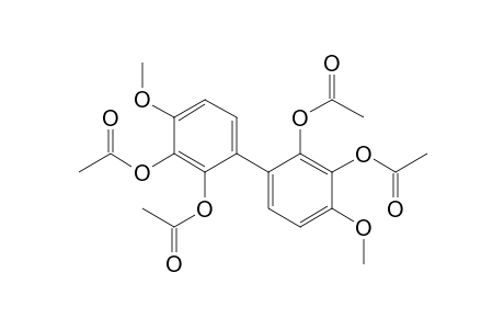 2,2',3,3'-tetraacetoxy-4,4'-dimethoxybiphenyl