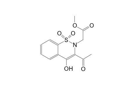 methyl (3-acetyl-4-hydroxy-1,1-dioxido-2H-1,2-benzothiazin-2-yl)acetate