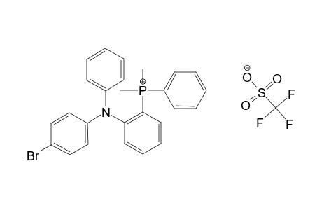 P-[2-[(N-4-BROMOPHENYL-N-PHENYL)-AMINO]-PHENYL]-P,P-DIMETHYL-P-PHENYL-PHOSPHONIUM-TRIFLATE