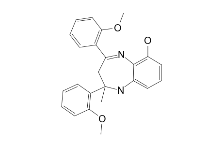 6-HYDROXY-2,4-BIS-(2-METHOXYPHENYL)-2-METHYL-2,3-DIHYDRO-1-H-1,5-BENZODIAZEPINE
