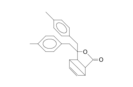 5,5-Di-(para-methylbenzyl)-4-oxa-endo-tricyclo-[5.2.1.0(2,6)]-dec-8-en-3-one