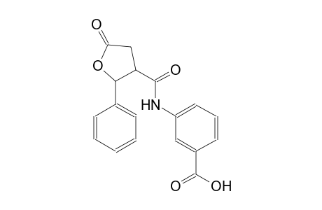 3-{[(5-oxo-2-phenyltetrahydro-3-furanyl)carbonyl]amino}benzoic acid
