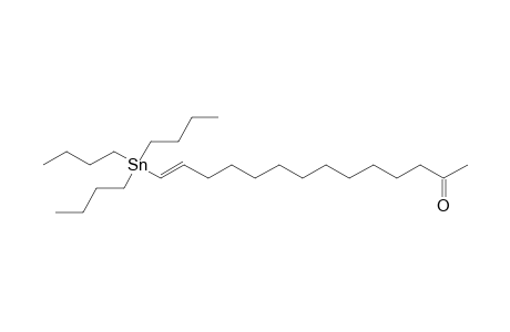 (E)-14-Tributylstannyl-13-tetradecen-2-one