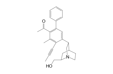 1-[5-(6-Hydroxymethyl-1-aza-bicyclo[2.2.2]oct-3-yl)-3-methyl-4-prop-1-ynyl-biphenyl-2-yl]-ethanone