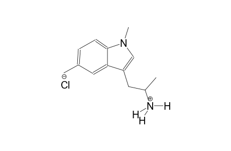 1H-indole-3-ethanaminium, alpha,1,5-trimethyl-, chloride